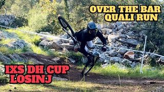 IXS DOWNHILL CUP LOSINJ 🇭🇷  quali day SHOULDER INJURY [upl. by Colson582]