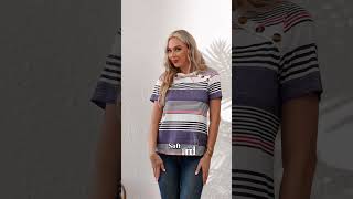 Rotita 2024 Trendy Summer Tops For Women fashion style ootd [upl. by Ulane]