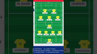 ACCRA HEARTS OF OAK STATING XI AGAINST MEDEAMA SC ghanafootballassociationheartsoccerghanasports [upl. by Htebasyle]