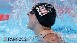 Katie Ledecky crushes field once again in 1500m freestyle adding to Olympic legacy  NBC Sports [upl. by Eiramadnil171]