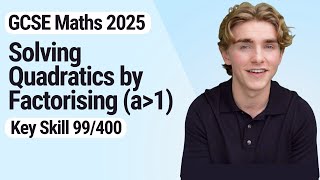 Solving Quadratics by Factorising a greater than 1  GCSE Maths 2025  99400 [upl. by Siloum]