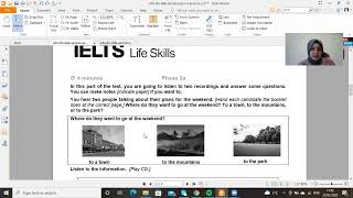 IELTS Life Skills A1 Detaylı Sınav Örneği [upl. by Norga]