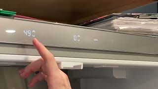 Entering Service Mode in a Bosch B36CL Dual Compressor Refrigerator [upl. by Edna]