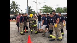 Firefighter Muster Competition puts skills endurance teamwork to the test [upl. by Nomelihp]