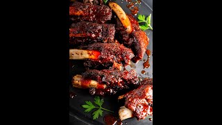 SUPER EASY Slow Cooked BBQ Beef Ribs You Will LOVE [upl. by Ransell604]