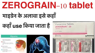 Zerograin 10 tablet uses in Hindiflunarizine tablet uses un hindizerograin plus tablet ke upyog [upl. by Onairelav]