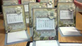 Easel Card Calendars [upl. by Nelav461]