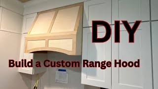 DIY Range Hood Project Wood Butcher builds a range hood [upl. by Fanchon263]