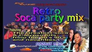 Old school soca party mixDj Wiz Mighty Sparrow Calypso RoseXtatik Alison Hinds Machel Montano [upl. by Myrtle920]