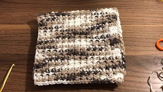 Farmhouse crochet washcloth [upl. by Akli898]