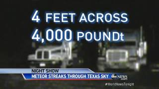 NASA Confirms Meteor Hit in Central Texas [upl. by Laurie142]