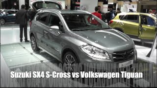 Suzuki SX4 SCross 2016 vs Volkswagen Tiguan 2016 [upl. by Ricketts]