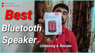 Mini Bluetooth Speaker WS887 Unboxing and Detailed Review  Best Bluetooth Speaker Under 500 [upl. by Yann]