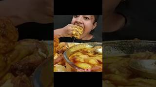 food Eating challenge fat carry chicken and rice 😋 shorts chicken food foodeating asmr [upl. by Ainnet549]