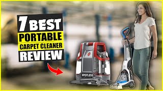 Top 7 Best Portable Carpet Cleaner 2024  Best Portable Carpet Cleaner for Auto Detailing  TDS [upl. by Noella]