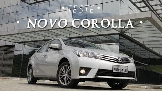 Toyota Corolla 2015  teste WebMotors [upl. by Nosduh450]