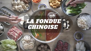 FONDUE CHINOISE DE A à Z – RECETTE FACILE bouillon pâte saté sauce préparation des ingrédients [upl. by Fleming159]