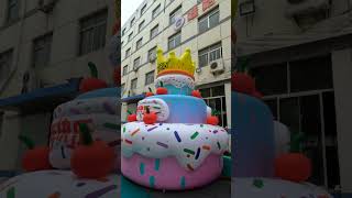 Digital Inflatables Gonflables Inflatable Cake for Parade Stagedesign Decortion [upl. by Backer]