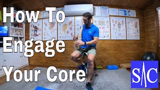 How to engage your core for beginners  2 simple techniques [upl. by Dnalyram322]