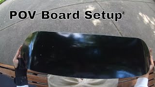 Skateboard setup CCS Blank Blem Board First Person POV [upl. by Irme]