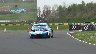 2024 BTCC PreSeason Testing  Crash and High Speed Action [upl. by Ajat706]