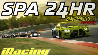 iRacing 24Hrs Practice  Circuit de SpaFrancorchamps  iracing spa24h spafrancorchamps live [upl. by Yttig]