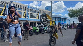 StLucia 45th independence bike rally clips [upl. by Wilser154]