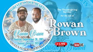 Thanksgiving Service for the life of Rowan Brown Bull Savannah St Elizabeth [upl. by Alithia]