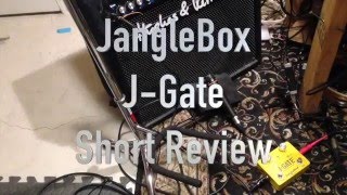 JangleBox JGate short review Noise suppression pedal [upl. by Leftwich]