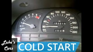 OPEL Astra F 16i Cold Start [upl. by Tildie]