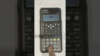 How to Solve a Cubic Equation on your Scientific Calculator mathlearning [upl. by Teirrah]