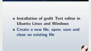 Overview of gedit Text Editor  English [upl. by Einama]