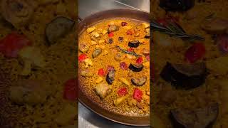 making paella 🥘 behindthescene videoshort HighSpeedDining [upl. by Yran]