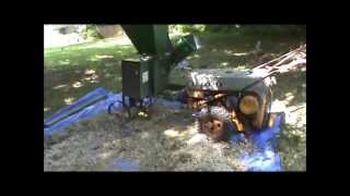 Gravely C12 and mighty mac chipper my pellet making idea [upl. by Marijane]