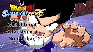 Alle Ultimat Attacken von Son Gohan in Dragon ball sparking [upl. by Nagel]