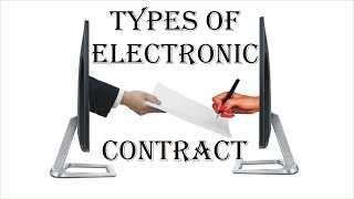 Types of Electronic Contract  Cyber Law  Law Guru [upl. by Lihp926]