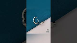 925 Sterling Silver Hoop Earrings viknav earrings silverearrings hoopearrings silverjewellery [upl. by Nylrahc]