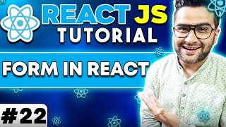 ReactJS Tutorial  22  Form in React Js using State along with Event Handling  Live Example🔥 🔥 [upl. by Ilrebmik]