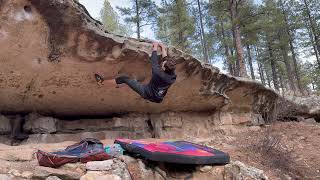 Unknown V3 V3  Tall Beta Flagstaff AZ bouldering Pfiff [upl. by Gallard]