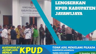 Masyarakat kabupaten jayawijaya demo KPUD menilai tidak adil pilkada 20242029 [upl. by Caras]