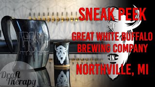 A Sneak Peak of Great White Buffalo Brewing Company in Downtown Northville Michigan [upl. by Aerdnaed]