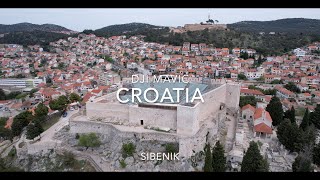 Croatia4K Sibenik Dalmatia Beautiful City from The Sky  Dji A2s [upl. by Jacobsen]