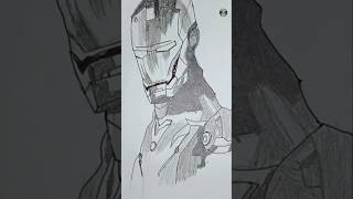 How To Draw Iron Man Step By Step  Iron Man Drawing Easy  Easy Tutorial ironman drawing [upl. by Spiros]