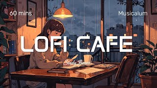 【BGM  Lofi Cafe  Study Brew】1 Hour BGM Cafe Song Relaxing Study Music Mood Booster Music [upl. by Eivla]