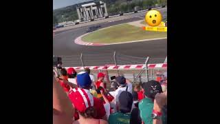 The incident between Hamilton and Verstappen at Hungary 2024 [upl. by Burgess]