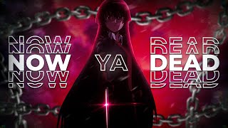 Now Ya Dead  Akame Ga Kill Edit  AMV [upl. by Annaeel]