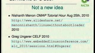 Linux as a Boot Loader  Peter Chubb [upl. by Naida13]