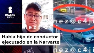 Habla hijo de conductor ejecutado en la Narvarte [upl. by Ansaev24]