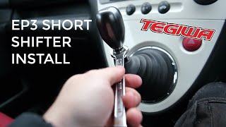 EP3 TEGIWA SHORT SHIFTER INSTALL [upl. by Maro579]