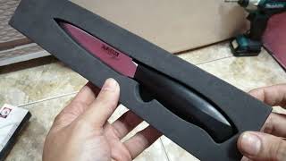 Unboxing pisau Zebra pro Utility KNIFE 5quot [upl. by Senalda77]